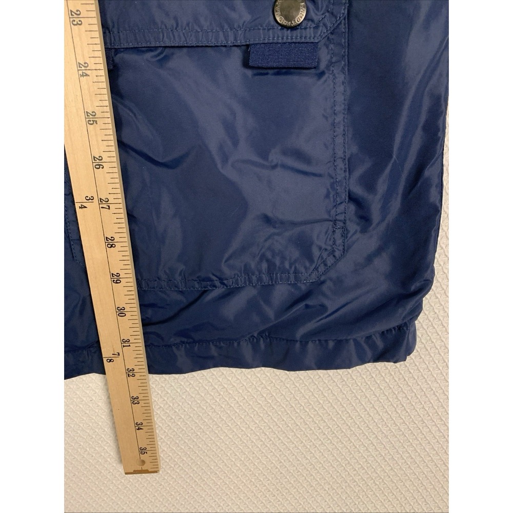 Lands End Squall Parka Jacket Mens Large L 42-44 Navy Blue Fleece Lined Hooded - Picture 15 of 16